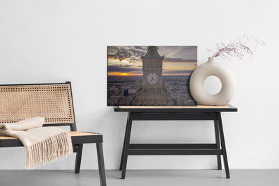 Ljuddämpande tavla - The clock over Warsaw