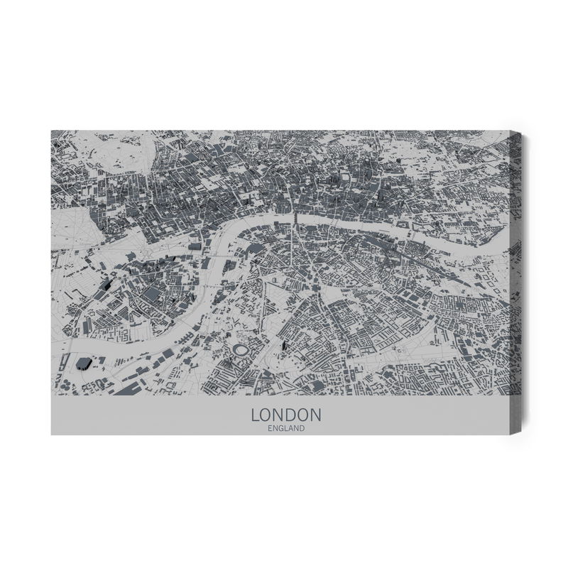 Ljuddämpande tavla - London’s map