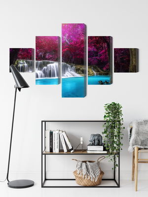 Ljuddämpande tavla - Kanchanaburi waterfall