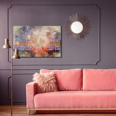 Ljuddämpande tavla - Sunset in venice