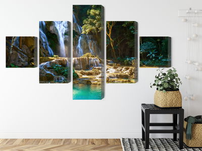 Ljuddämpande tavla - Kuang si waterfall