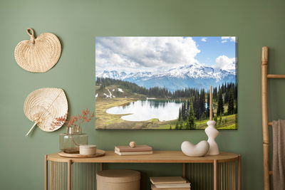 Ljuddämpande tavla - Glacier peak stratovolcano