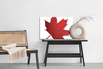 Ljuddämpande tavla - Red maple leaf