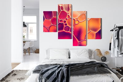 Ljuddämpande tavla - Water drops on a macro scale