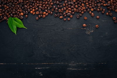 Ljuddämpande tavla - Coffee on a wooden background