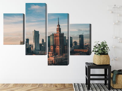 Ljuddämpande tavla - Warsaw and the view