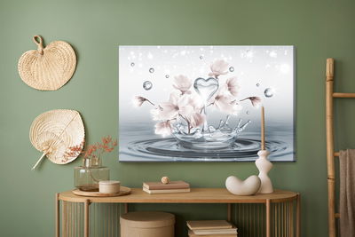 Ljuddämpande tavla - Magnolia flowers and 3d