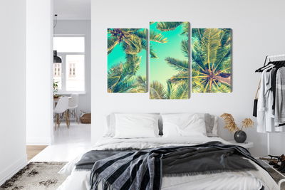 Ljuddämpande tavla - Bottom view of the palm trees