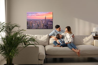 Ljuddämpande tavla - New York city panorama