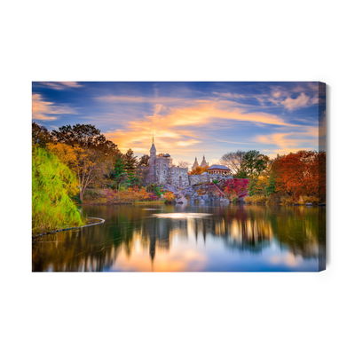 Ljuddämpande tavla - Belvedere castle in central