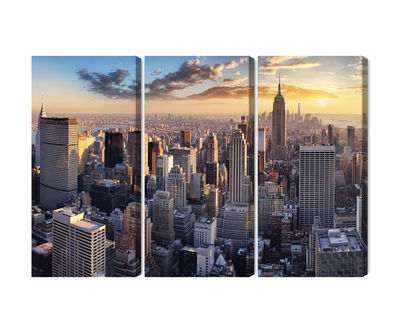 Ljuddämpande tavla - 3d panorama of New York city