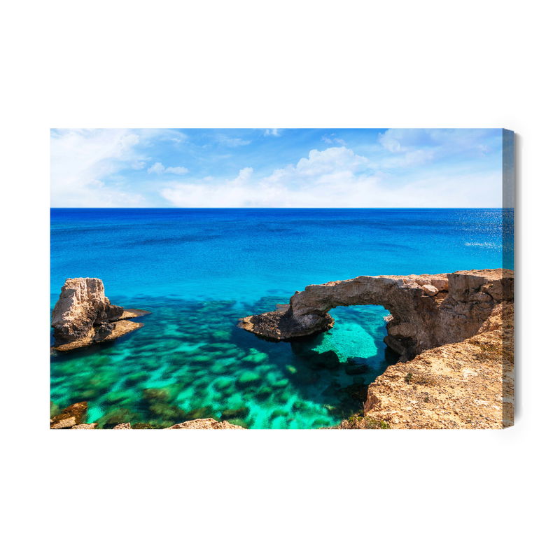 Ljuddämpande tavla - Sea rock bridge