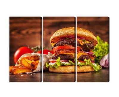 Ljuddämpande tavla - Homemade hamburger