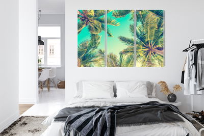 Ljuddämpande tavla - Bottom view of the palm trees