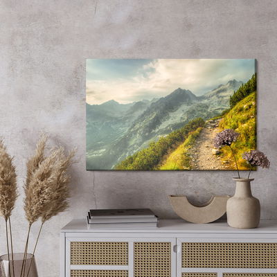 Ljuddämpande tavla - The path in the mountains