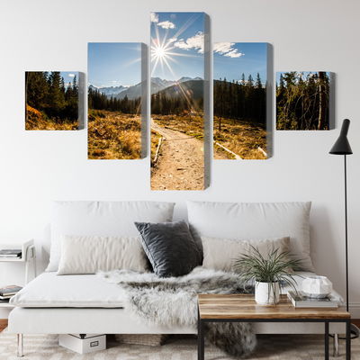 Ljuddämpande tavla - A sunny day in the tatras 3d