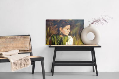 Ljuddämpande tavla - Portrait of a woman