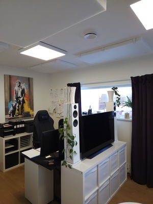 Ljudabsorbering till tak - PES ceiling
