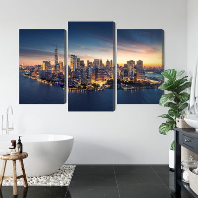 Ljuddämpande tavla - New York city panorama