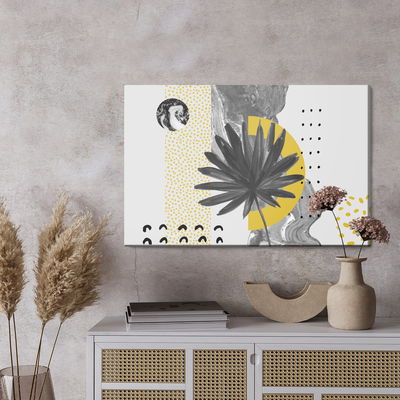 Ljuddämpande tavla - Artwork with leaves