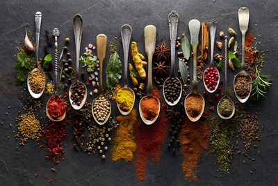 Ljuddämpande tavla - Spoon with herbs and spices