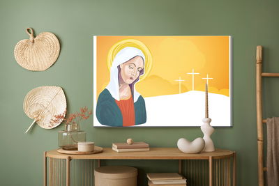 Ljuddämpande tavla - Portrait of the blessed