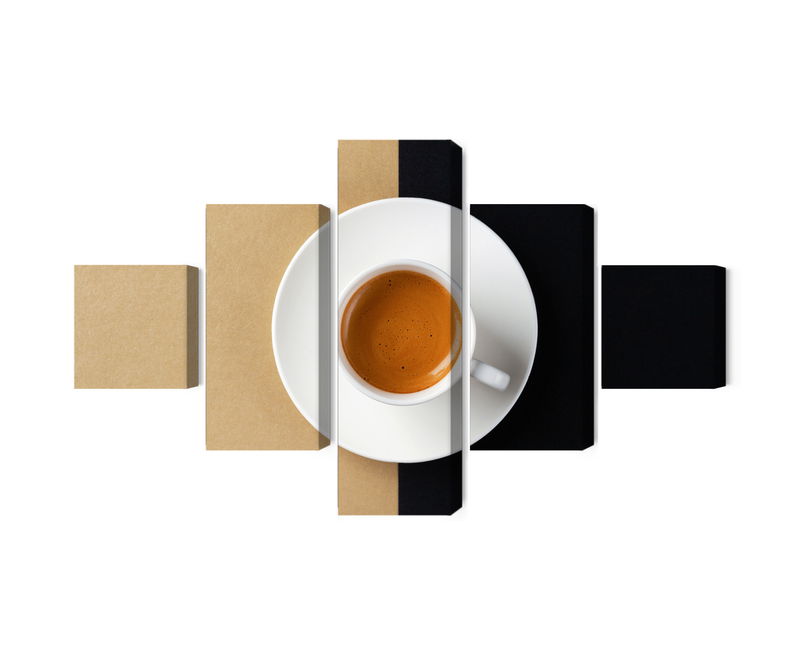 Ljuddämpande tavla - A cup of italian coffee