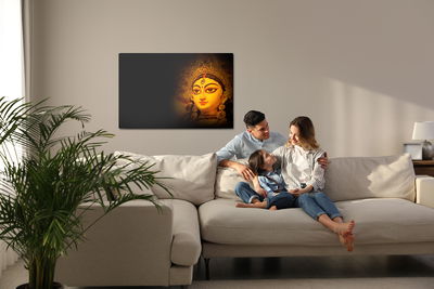 Ljuddämpande tavla - Goddess durga