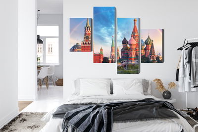 Ljuddämpande tavla - Panorama of the red square