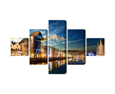 Ljuddämpande tavla - The gdansk wharf