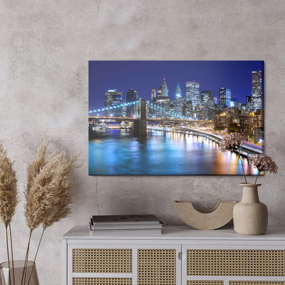 Ljuddämpande tavla - Panorama of New York at night