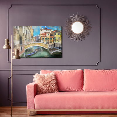 Ljuddämpande tavla - Venice in the sun