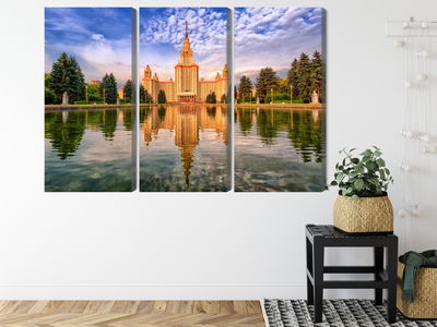 Ljuddämpande tavla - View of the building