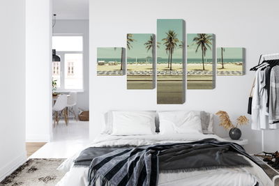 Ljuddämpande tavla - Palm trees on the ipanema