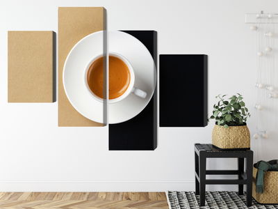Ljuddämpande tavla - A cup of italian coffee