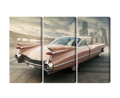 Ljuddämpande tavla - Vintage style car