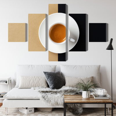 Ljuddämpande tavla - A cup of italian coffee