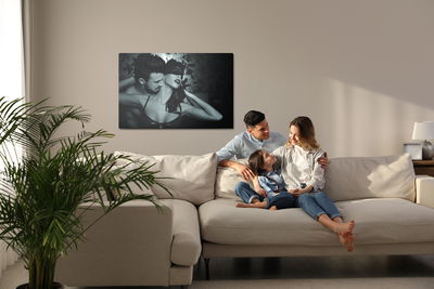 Ljuddämpande tavla - Couple in an intimate pose