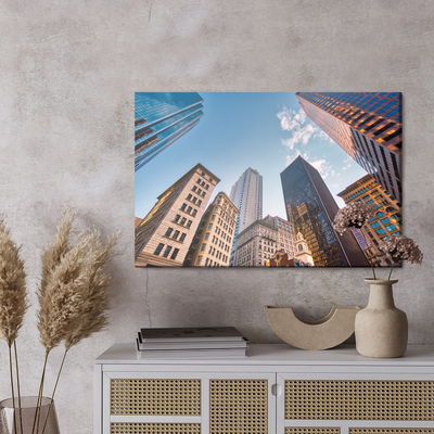 Ljuddämpande tavla - Boston skyscrapers