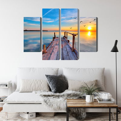 Ljuddämpande tavla - West by the lake