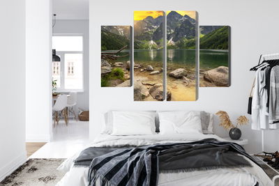 Ljuddämpande tavla - Morskie oko in tatra