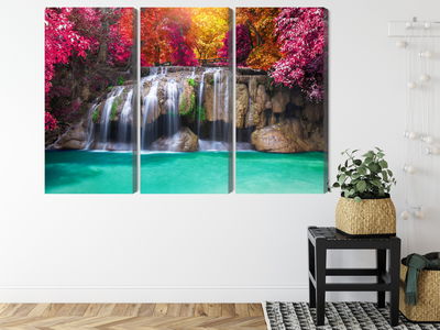 Ljuddämpande tavla - A waterfall in the deep