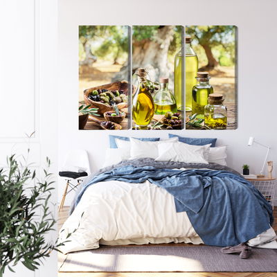 Ljuddämpande tavla - Oil bottles