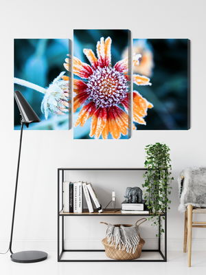 Ljuddämpande tavla - Rudbeckia flowers covered