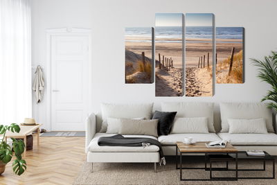 Ljuddämpande tavla - Sandy path to the north sea