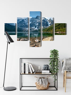 Ljuddämpande tavla - Morskie oko in the tatras 3d