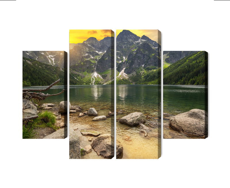 Ljuddämpande tavla - Morskie oko in tatra