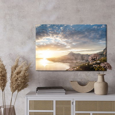 Ljuddämpande tavla - Sunrise over the sea