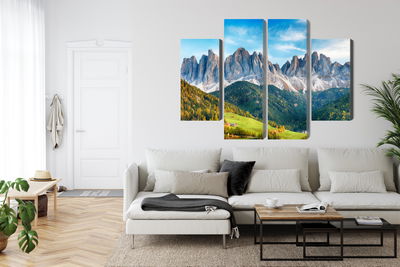 Ljuddämpande tavla - Dolomites mountain range