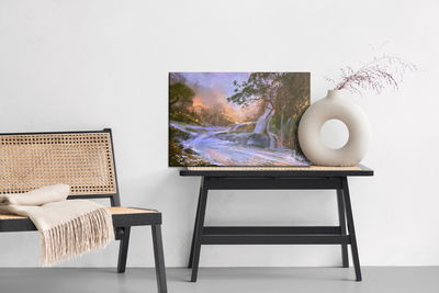 Ljuddämpande tavla - A waterfall as painted